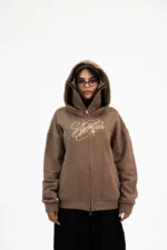 DARK BEIGE ZIPPER MASK - Image 2