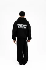 BLACK PRINTED ZIPPER SET - Image 3