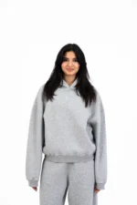GRAY BASIC HOODIE