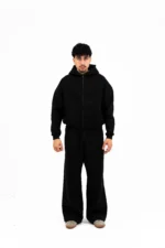 BLACK BASIC ZIPPER SET