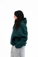 TEAL BASIC HOODIE - Image 2