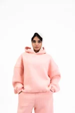 BABY PINK BASIC HOODIE