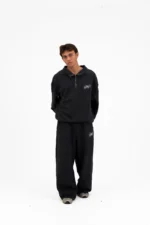 GREY QUARTER ZIPPER SET