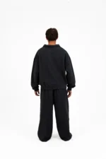 GREY QUARTER ZIPPER SET - Image 3