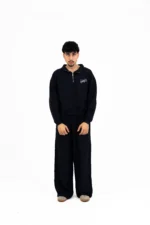 NAVY QUARTER ZIPPER SET